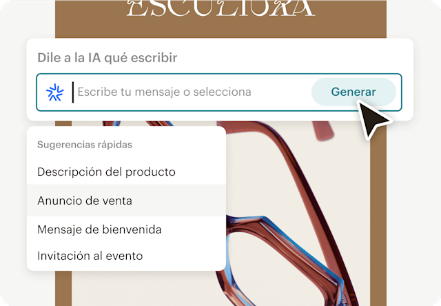 Un vistazo a la interfaz de Intuit Assist, mostrando la capacidad de añadir texto generado por IA a tu sitio web